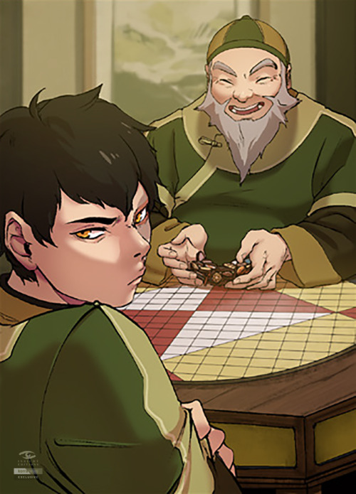 kkachi95:korranews:Zuko and Iroh through the years, from Avatar The Last Airbender: Legacy of the Fi