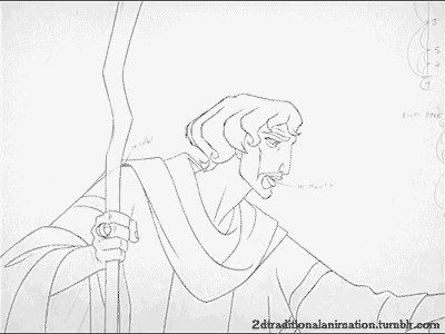 2dtraditionalanimation:  Moses - James Baxter 
