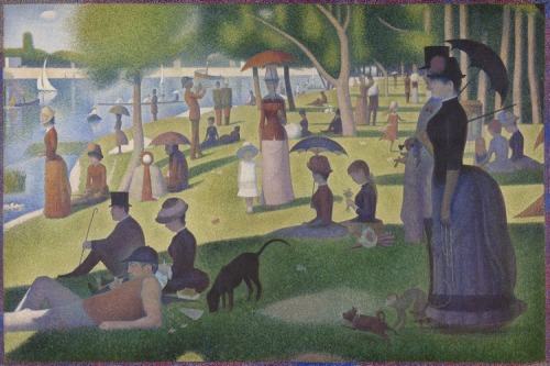 A Sunday on La Grande Jatte — 1884, Georges Seurat, 1884, Art Institute of Chicago: European Paintin