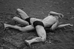 narcissusskisses:  Wrestling boys 