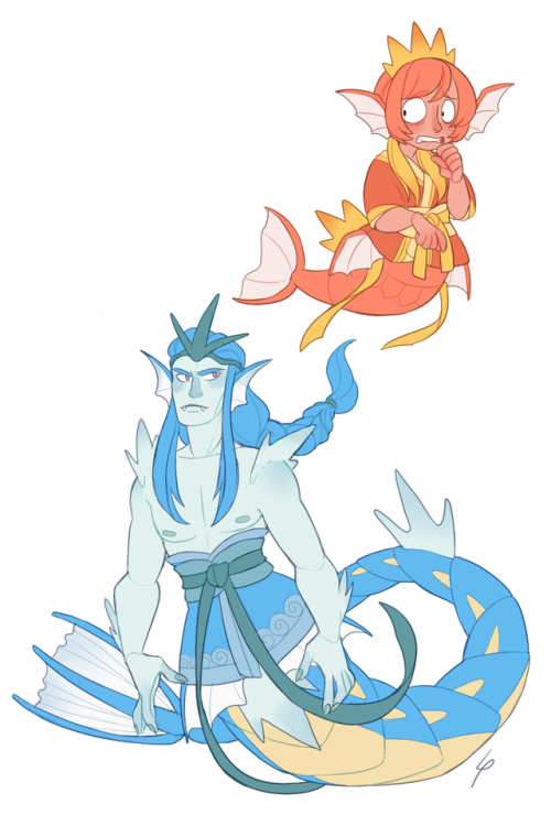 lisosa:This may my best friend Kikaigaku and I, have started the challange to draw every water type 