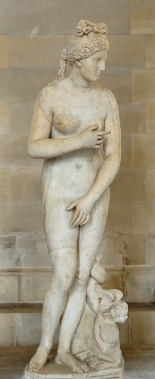 Capitoline Venus, Louvre* Roman copy,after Aphrodite of Knidos * pentelic marble* 2nd century CE* di