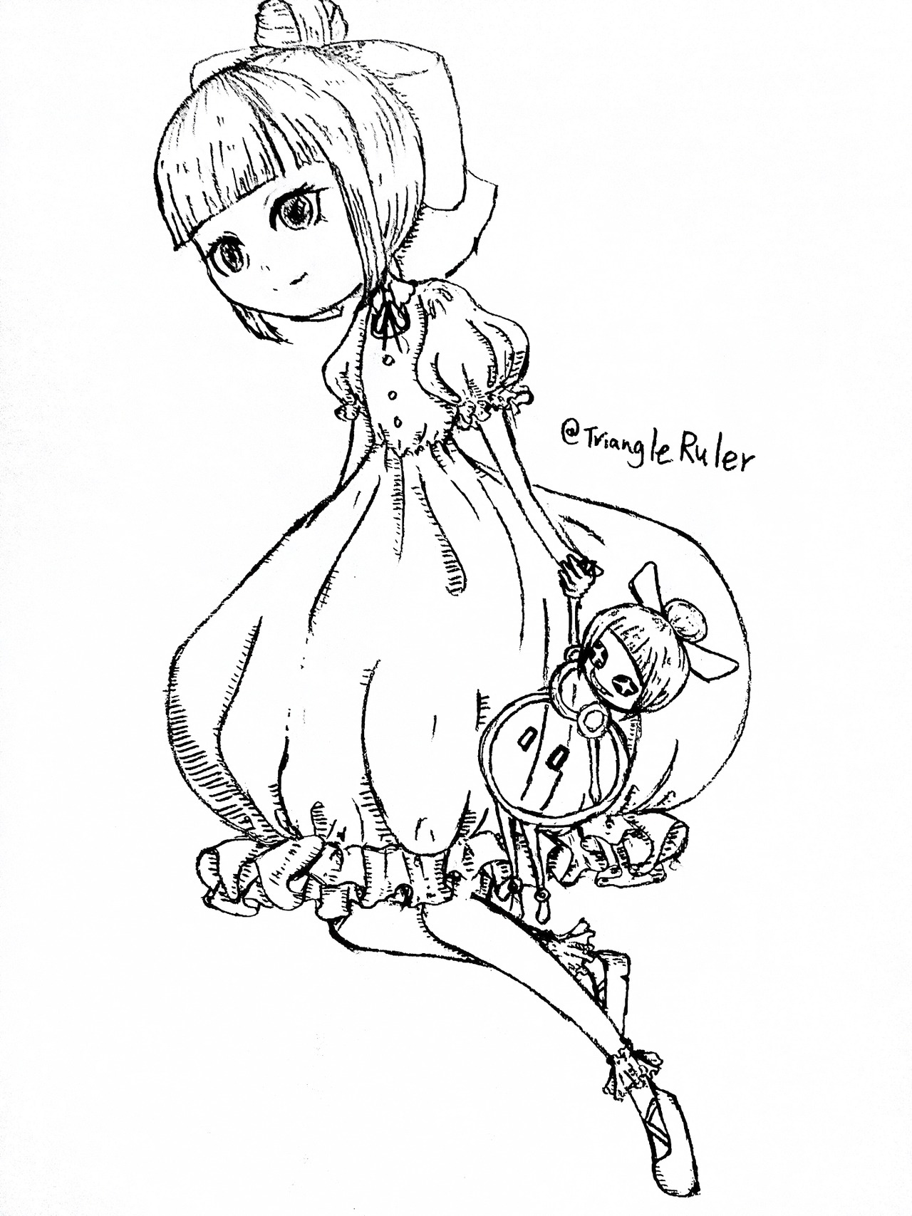 三角定規 お絵描き置き場 ボムドッカん擬人化 地濃制限前と後的な