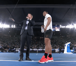 weiledudrink:Rafael Nadal on court interview (2R) | Australian Open - 2017