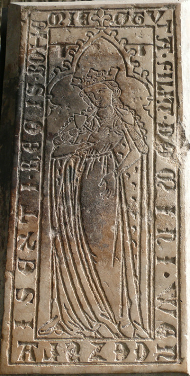 Tombstone of Judith of Habsburg,Queen of Bohemia (died 1297) in Convent of St Agnes of Bohemia