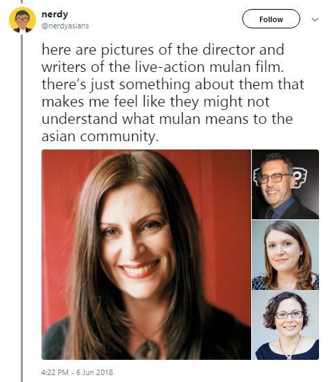 xleeleeboox:  niggazinmoscow: Mulan deserves much better than that  It’s literally