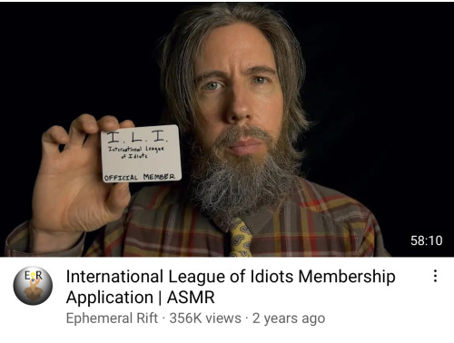 weaver-z:weaver-z:I’m only subscribed to one asmr channel on Youtube because no one else is on this guy’s level even remotelyThey need to give this man an award that doesn’t exist