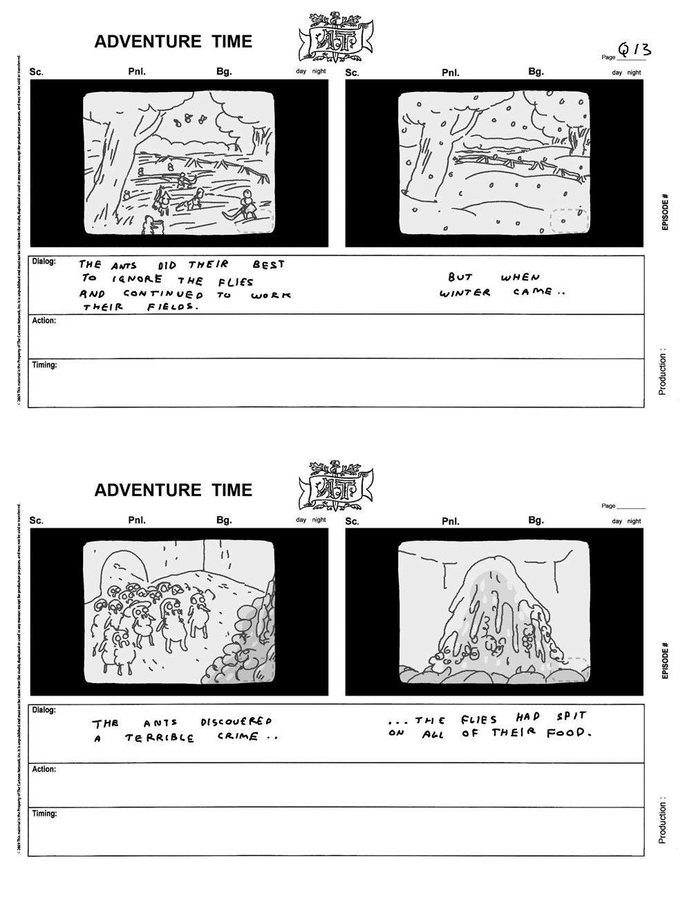 Dentist - deleted scene written &amp; storyboarded by Steve Wolfhard