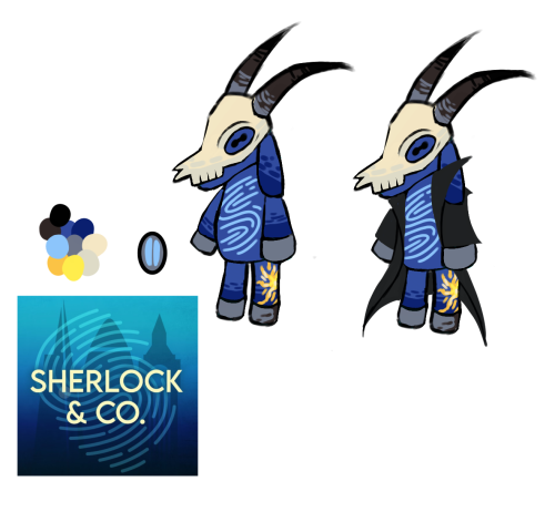 A Lil Plushie. A Lil Fella Based Off Of Sherlock & Co!!