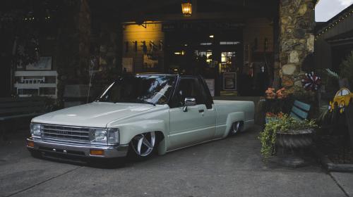 hansleatherman:  Zane Stokes 1985 Toyota Pick Up Mini Truck 