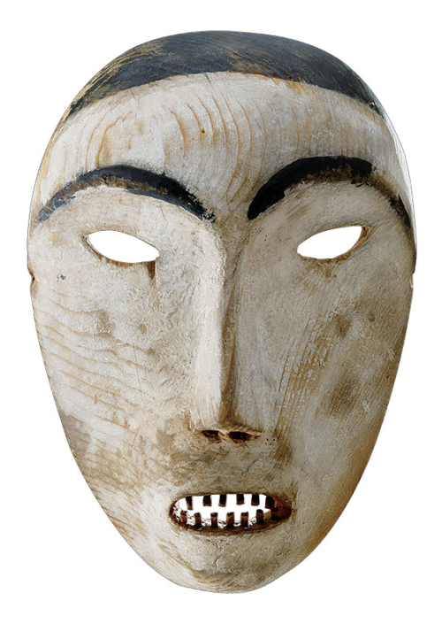 Mask, InupiaqKing Island, Alaskalate 19th centurywood, pigmentsvia: Donald Ellis Gallery