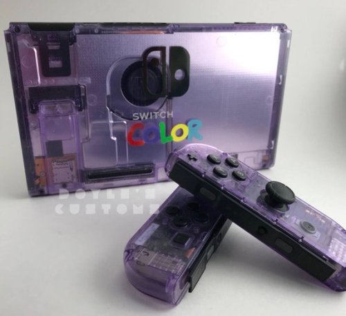 retrogamingblog:  Custom Transparent Nintendo Switch Consoles made by DoylesCustoms