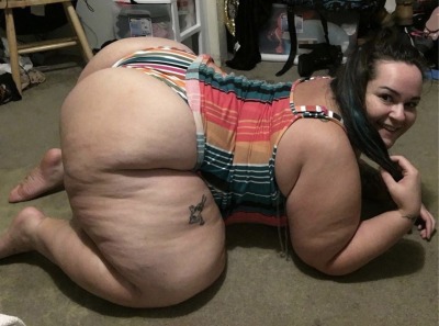 ineedssbbw: Love to slap that ass & fill it so full of cum