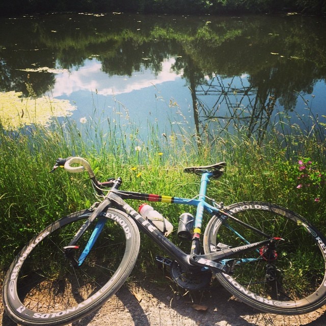 Summer cycling by the Lee River in East London. #awesome