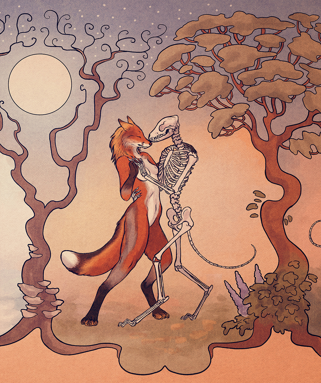 artofmaquenda: ‘‘Cadaver Dance’‘ Finally finished this piece, I’m very
