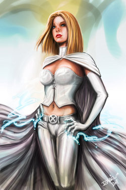 fantasy-scifi:  Emma Frost by ismaelArt