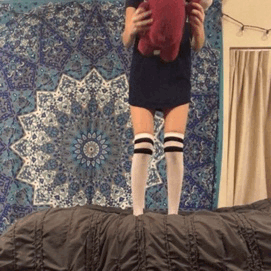 3littlespace3:  One little monkey jumping on the bed 