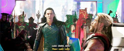 lokihiddleston: THOR: “Weeks ago? I just got here.”GRANDMASTER: “What are you whis