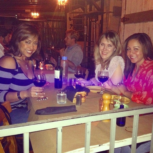 After much needed pampering at the spa, we’re ready for a glass of wine and a few tapas! (at Primitivo Wine Bistro)