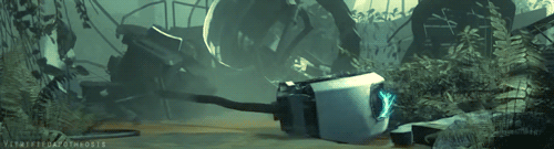 vitrifiedapotheosis:Color Meme || GLaDOS Awakens + Neurotoxin Green/Yellow