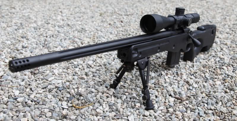 gunrunnerhell:  AICS A left-handed Remington 700 in an Accuracy International Chassis