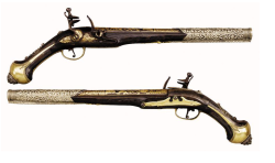 peashooter85:  A pair of silver mounted,