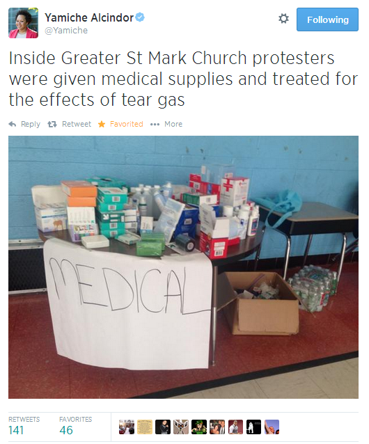 mohala-sumiko:  this morning, police raided Greater St. Mark school/church in Ferguson,