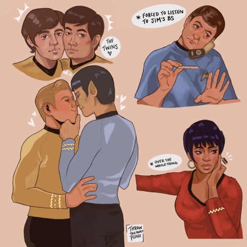 More Star Trek Doodles Cause I Love These Goobers