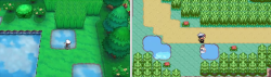 dpptremake:  Hoenn’s locations: now &