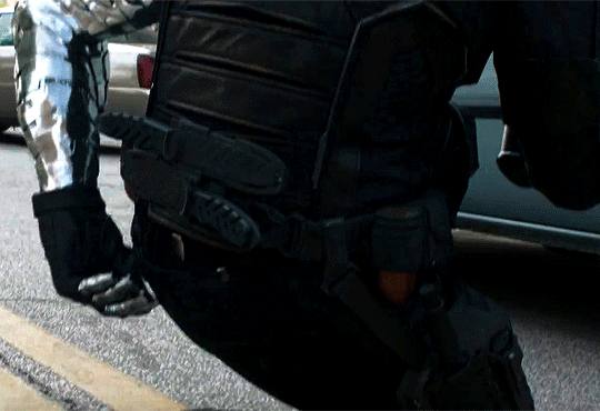 brolinjosh: Bucky’s arm + close up;