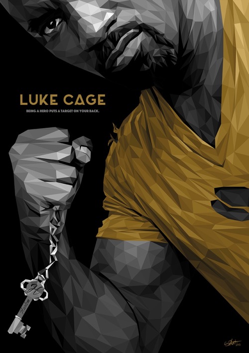 A Bulletproof Tribute For Marvel/ Netflix’s New Series: “Luke Cage” by Simon Delar