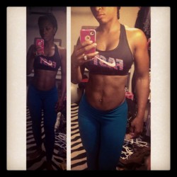 Fit-Black-Girls:  @irondiva_Angel  Wht A Lovely Fit Black Queen