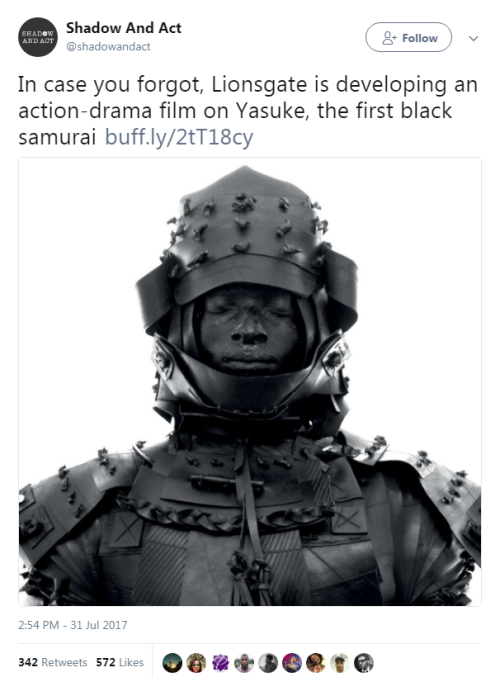 historicalfightingguide:bl4ck-g0ld:saito-91:itsmisspickle:alphafurry66:bellaxiao:“Yasuke was a samur