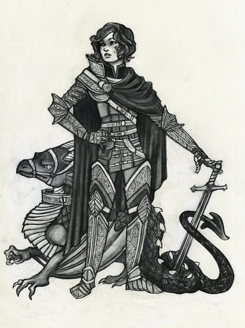 caitlynkurilich: The Thurifer, Owler, The Palace Guard, The Archer, &amp; Gwyn | Graphite o