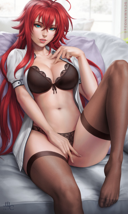 sciamano240: Rias Gremory from High School DxD, 1st reward of the May pack. I’m finally back with a 