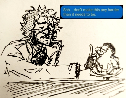 Seeing As I've Been Trying To Loosen Up And Just Doodle Whatever, So That I Don't Wait Until I Have The