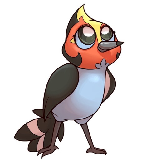 grassium-z:Pikipek and Fletchling fusion!