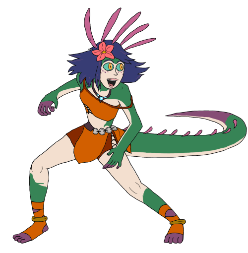 My fan art of Neeko performing Susano-o’s “5B” tail swipe from BlazBlue Central Fiction. They don’t 