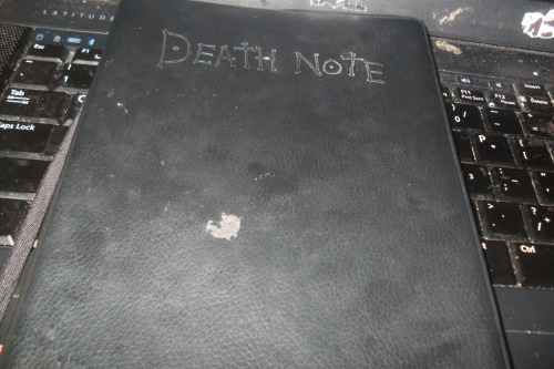 causeallidoisdance:  risemboolrangersofficial:  h3yt3r3z1:  Vic Mignogna signed my Death Note three years ago. I think it’s defective…  Defective? Don’t forget that writing a name in the death note WITHOUT a description of death will result in a