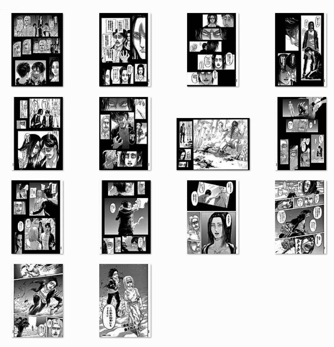 First SnK Chapter 121 (10th anniversary chapter) spoilers!!More to come&hellip;
