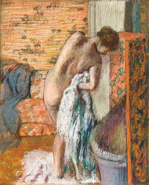 Después del baño por Degas, 1886 aprox.