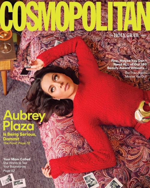 Aubrey Plaza by Ali Mitton | Cosmopolitan. May 2022