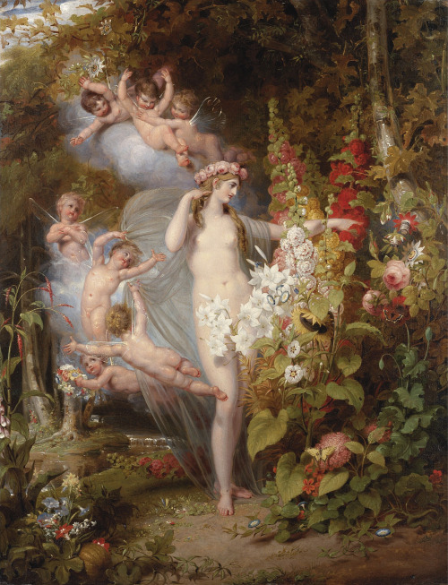 Richard Westall (1765-1836), ‘Flora Unveiled by Zephyrs’, Date Unknown