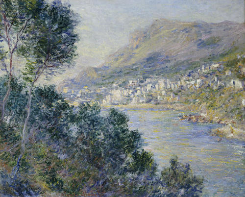 ladylabsinthe: Monte Carlo seen from Roquebrune   -   Claude Monet   1884 French 1840