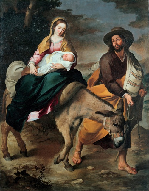 Bartolomé Esteban MurilloThe Flight into Egypt (ca. 1645-50)Musei di Strada Nuova, Genoa (PB241)