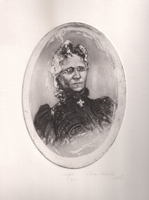 lenaachtelik:“Medallion II”, etching & aquatint17,8 x 12,7 cm  2015