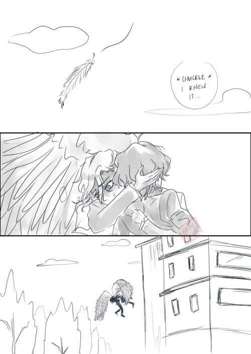 Gakuen Au With Dazai Finding Out Chuuya Is Secretly A Guardian Angel So He Risks His Life For Chuuya