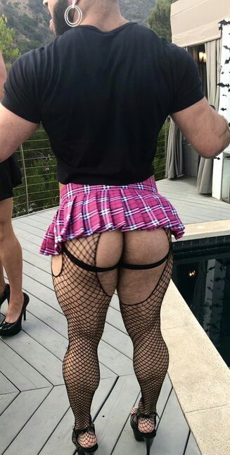 the ever so slutty short plaid skirt