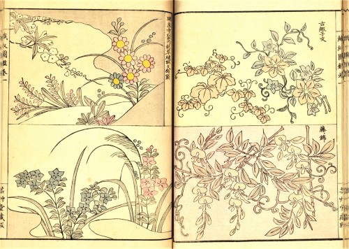 Decorative SundayJapanese Pattern BookThis week we present pages from the first of a two-volume, tra