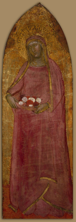 Santa Isabel de Hungría por Andrea da Firenze, 1363-67.